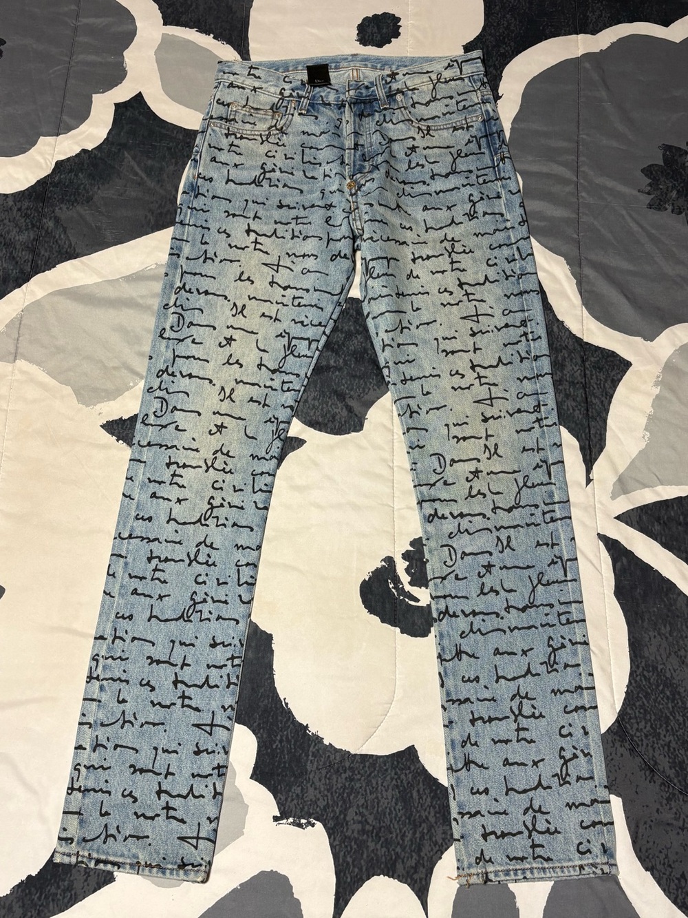 Dior Homme Script Jeans